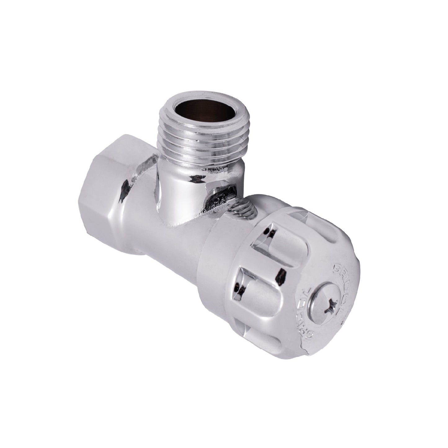 Llave de control angular metálica