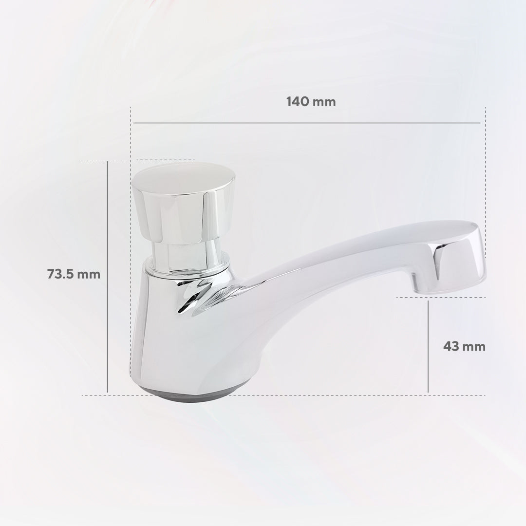 Llave Push Lavamanos tradicional Evora bajo consumo