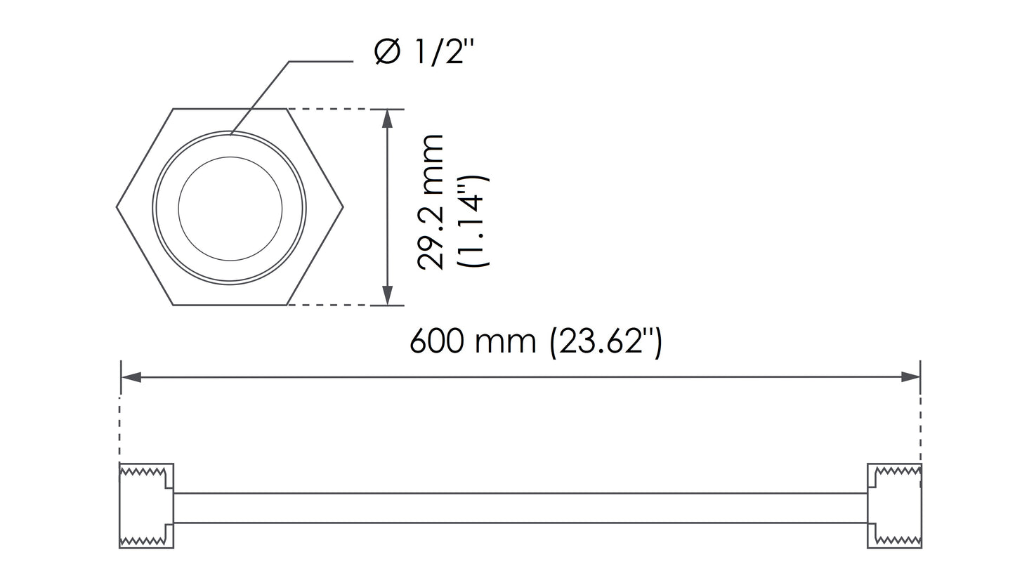 Conector para mezcladora 60 cm