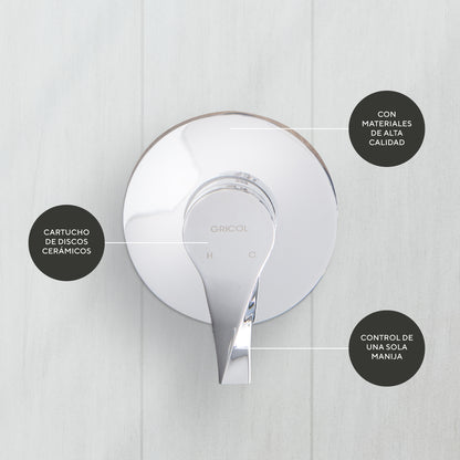 Monomando para regadera Sion