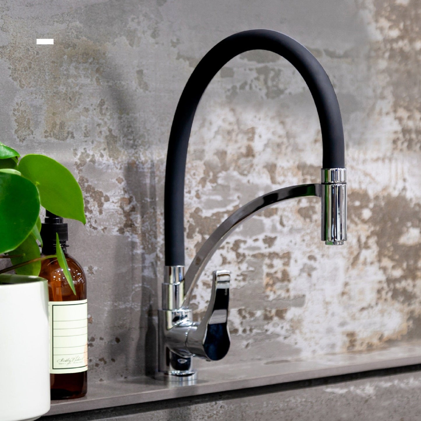 Monomando fregadero Tirso negro