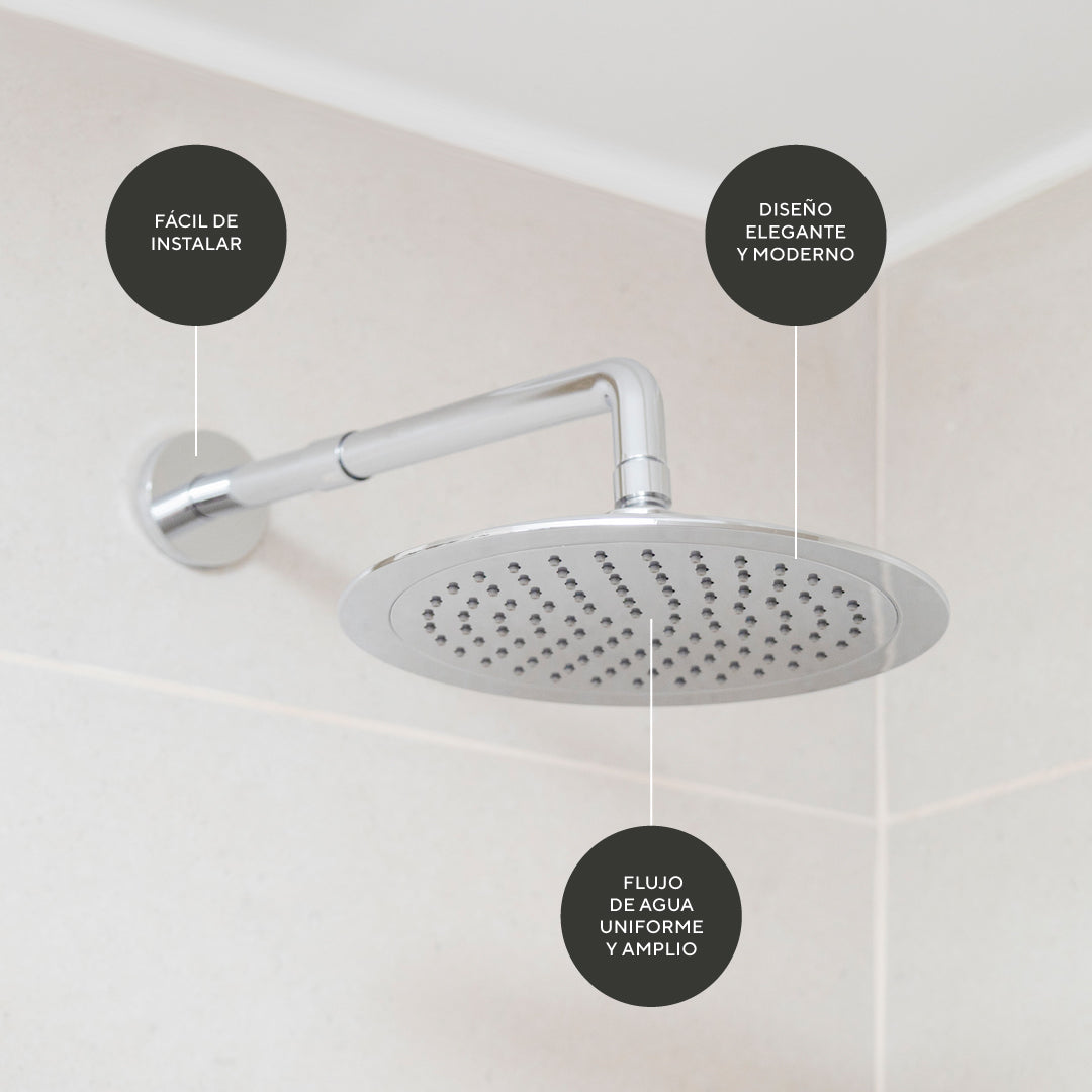 Regadera Iseo Redonda sin brazo