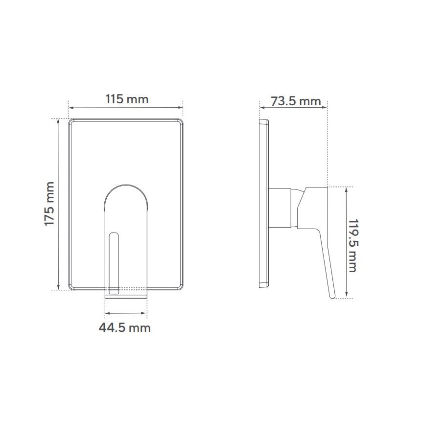 Monomando para regadera Voga