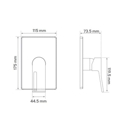 Monomando para regadera Voga