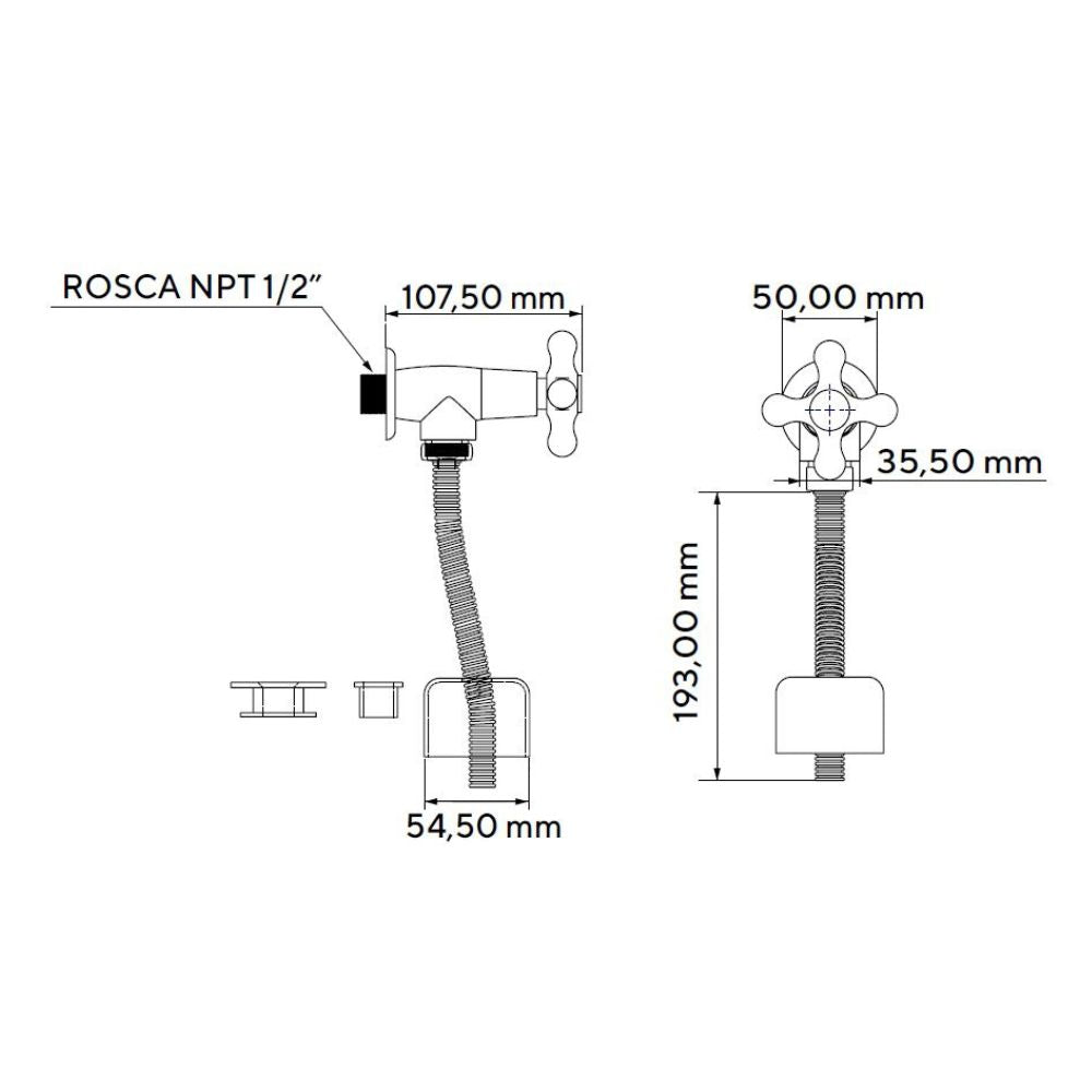 Llave Orinal Calima