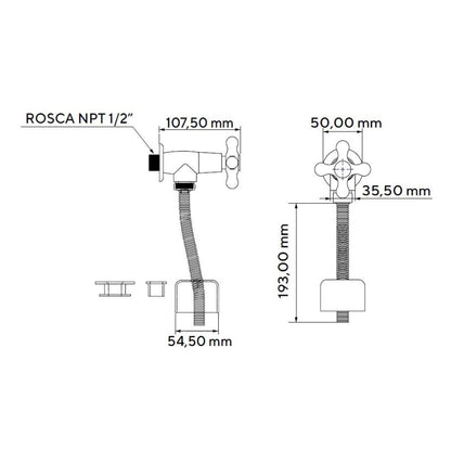 Llave Orinal Calima